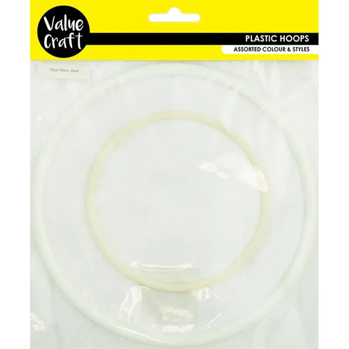 13cm & 19cm Plastic Hoops